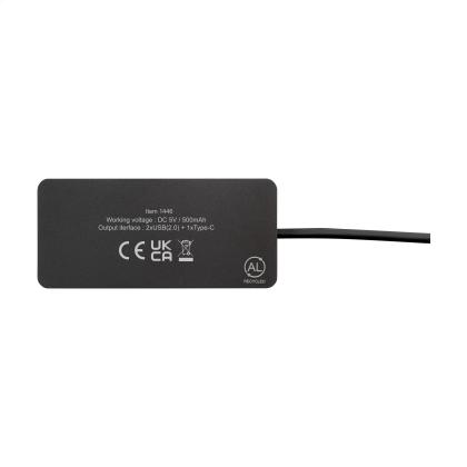 Tecco GRS Recycled Alu USB Hub