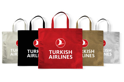 TOSKANA Nonwoven Non-Woven Polypropylene Shopper Tote Bag