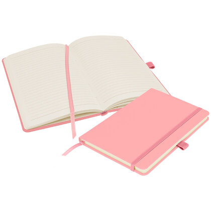 Notes London - Wilson A5 Certified Sustainably Sourced  Notebook in Baby Pink