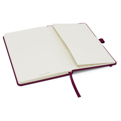 Notes London - Wilson A5 Certified Sustainably Sourced  Notebook & Pen Set in Burgundy
