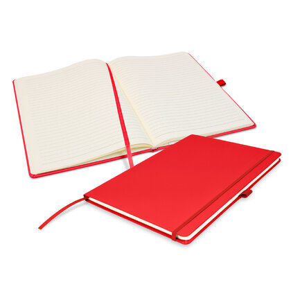 Notes London - Wilson A4 Certified Sustainably Sourced  Notebook in Red