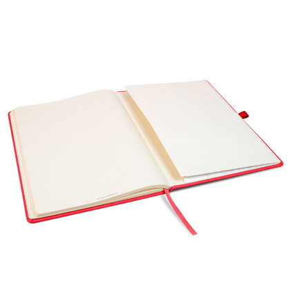 Notes London - Wilson A4 Certified Sustainably Sourced  Notebook in Red