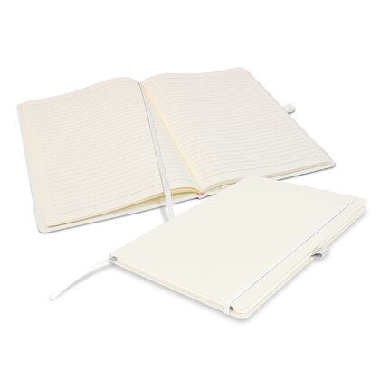 Notes London - Wilson A4 Certified Sustainably Sourced  Notebook in White