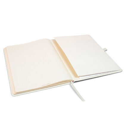 Notes London - Wilson A4 Certified Sustainably Sourced  Notebook in White