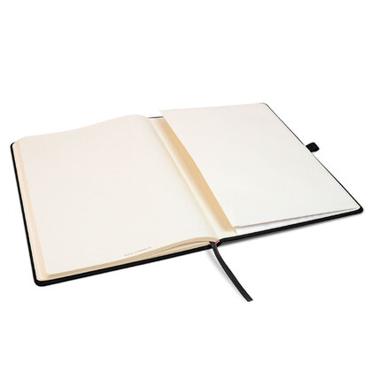 Notes London - Wilson A4 Certified Sustainably Sourced  Notebook & Pen Set in Black