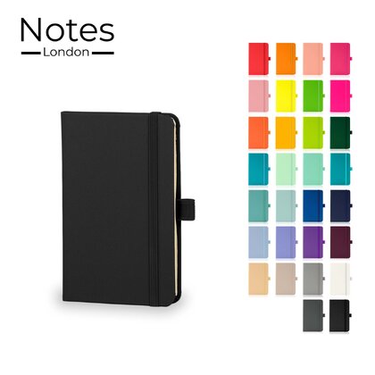 Notes London - Wilson A6 Certified Sustainably Sourced  Notebook in Black