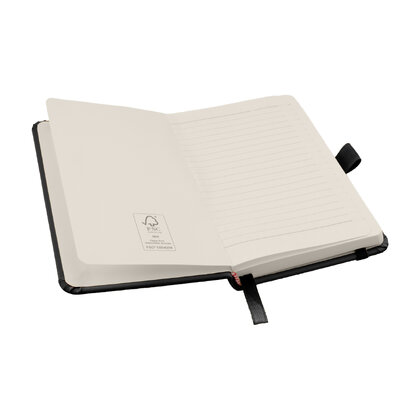 Notes London - Wilson A6 Certified Sustainably Sourced  Notebook in Black
