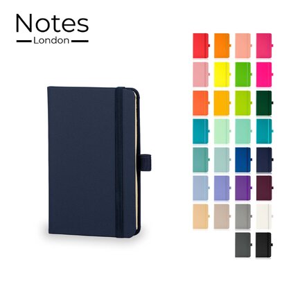 Notes London - Wilson A6 Certified Sustainably Sourced  Notebook in Navy