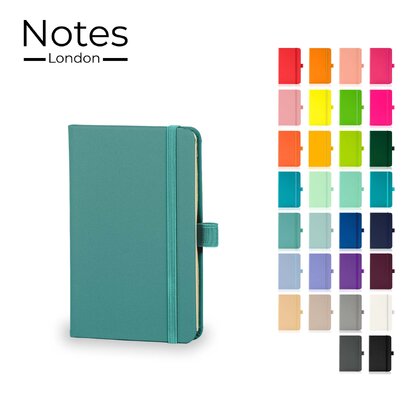 Notes London - Wilson A6 Certified Sustainably Sourced  Notebook in Pastel Teal