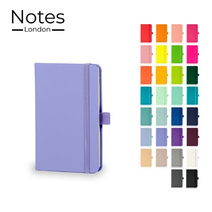 Notes London - Wilson A6 Certified Sustainably Sourced  Notebook in Pastel Purple