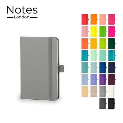 Notes London - Wilson A6 Certified Sustainably Sourced  Notebook in Grey