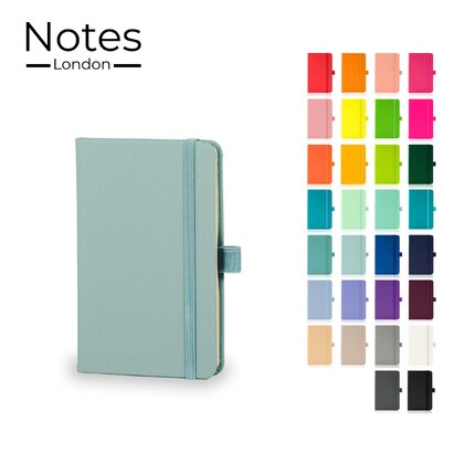 Notes London - Wilson A6 Certified Sustainably Sourced  Notebook in Pastel Celeste