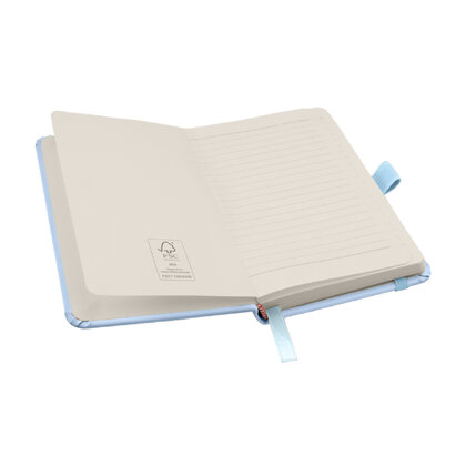 Notes London - Wilson A6 Certified Sustainably Sourced  Notebook in Pastel Blue