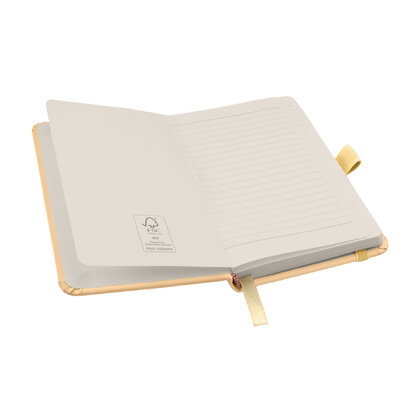 Notes London - Wilson A6 Certified Sustainably Sourced  Notebook in Pastel Tan