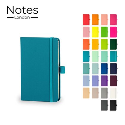 Notes London - Wilson A6 Certified Sustainably Sourced  Notebook in Teal