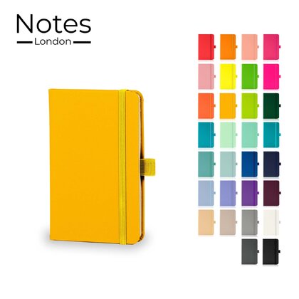 Notes London - Wilson A6 Certified Sustainably Sourced  Notebook in Yellow