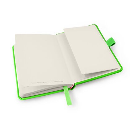 Notes London - Wilson A6 Neon Certified Sustainably Sourced  Notebook in Neon Green