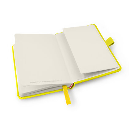 Notes London - Wilson A6 Neon Certified Sustainably Sourced  Notebook in Neon Yellow