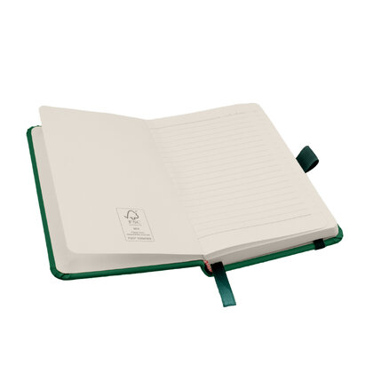 Notes London - Wilson A6 Certified Sustainably Sourced  Notebook & Pen Set in Green