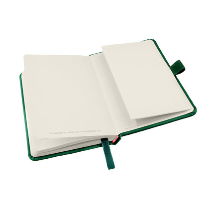 Notes London - Wilson A6 Certified Sustainably Sourced  Notebook & Pen Set in Green