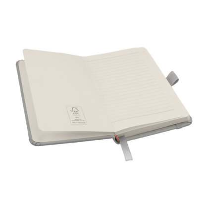 Notes London - Wilson A6 Certified Sustainably Sourced  Notebook & Pen Set in Grey