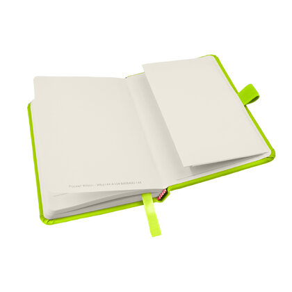 Notes London - Wilson A6 Certified Sustainably Sourced  Notebook & Pen Set in Lime