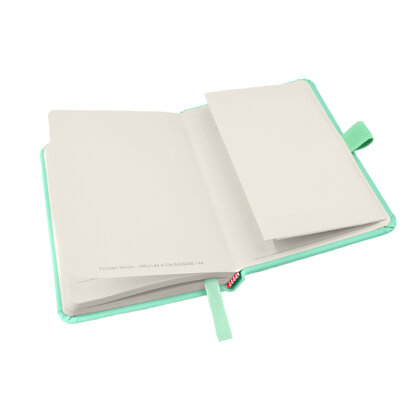 Notes London - Wilson A6 Certified Sustainably Sourced  Notebook & Pen Set in Pastel Aqua Marine