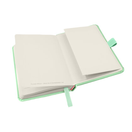 Notes London - Wilson A6 Certified Sustainably Sourced  Notebook & Pen Set in Pastel Mint