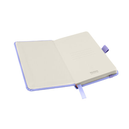Notes London - Wilson A6 Certified Sustainably Sourced  Notebook & Pen Set in Pastel Purple