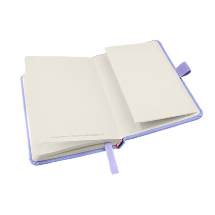 Notes London - Wilson A6 Certified Sustainably Sourced  Notebook & Pen Set in Pastel Purple
