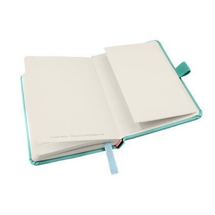 Notes London - Wilson A6 Certified Sustainably Sourced  Notebook & Pen Set in Pastel Teal