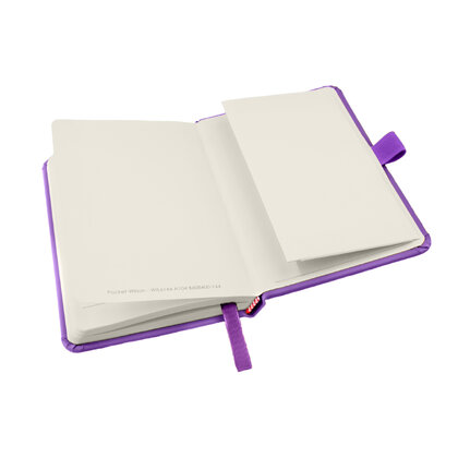 Notes London - Wilson A6 Certified Sustainably Sourced  Notebook & Pen Set in Purple