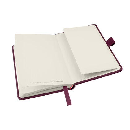 Notes London - Wilson A6 Certified Sustainably Sourced  Notebook & Pen Set in Burgundy