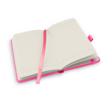 Notes London - Wilson A6 Neon Certified Sustainably Sourced  Notebook & Pen Set in Neon Pink