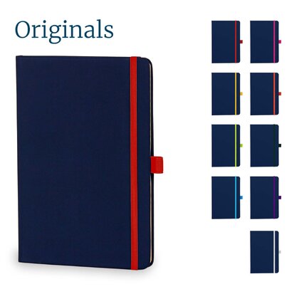 Toretto A5 Lined Soft Touch PU Notebook in Red