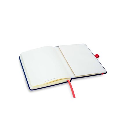 Toretto A5 Lined Soft Touch PU Notebook in Red