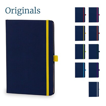 Toretto A5 Lined Soft Touch PU Notebook in Yellow