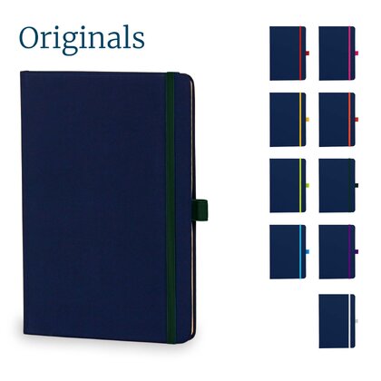Toretto A5 Lined Soft Touch PU Notebook in Green