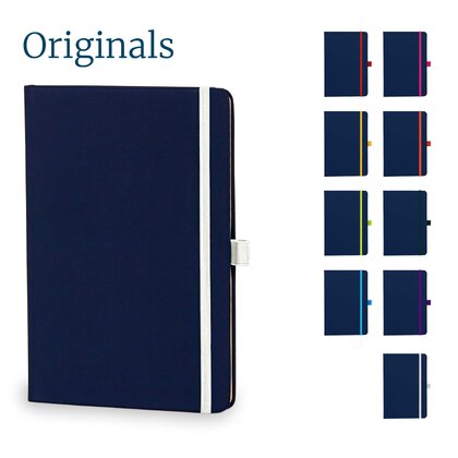 Toretto A5 Lined Soft Touch PU Notebook in White