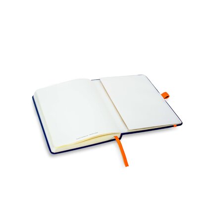 Toretto A5 Lined Soft Touch PU Notebook & Pen Set in Orange