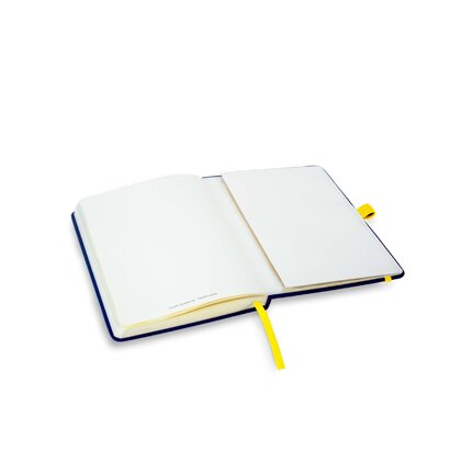 Toretto A5 Lined Soft Touch PU Notebook & Pen Set in Yellow