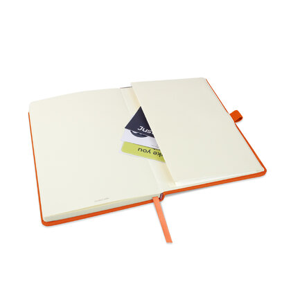 Holms A5 High Impact Thermal PU Cover Notebook in Orange