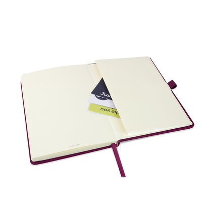 Holms A5 High Impact Thermal PU Cover Notebook in Burgundy