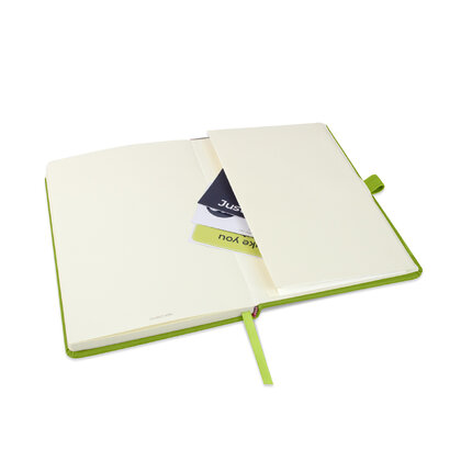Holms A5 High Impact Thermal PU Cover Notebook in Lime