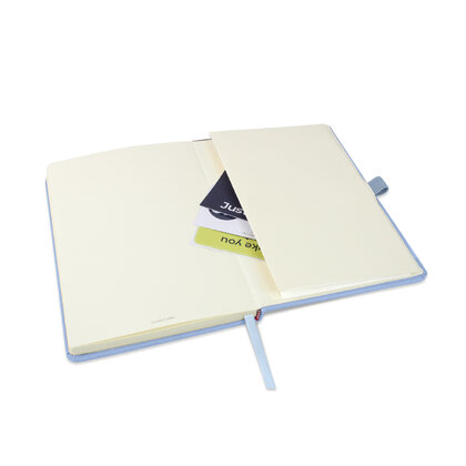 Holms A5 High Impact Thermal PU Cover Notebook in Pastel Blue