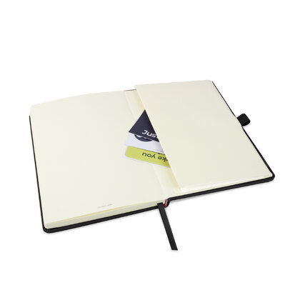 Holms A5 High Impact Thermal PU Cover Notebook & Pen Set in Black