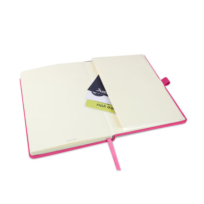 Holms A5 High Impact Thermal PU Cover Notebook & Pen Set in Pink