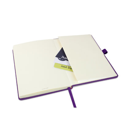 Holms A5 High Impact Thermal PU Cover Notebook & Pen Set in Purple
