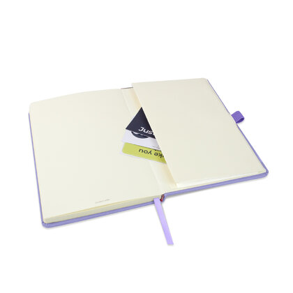 Holms A5 High Impact Thermal PU Cover Notebook & Pen Set in Pastel Purple
