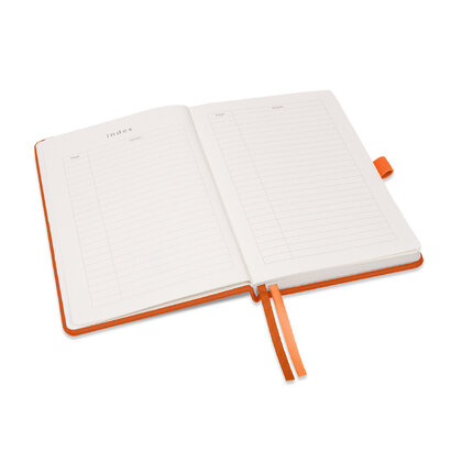 Moretti A5 Luxury Notebook & Pen Set in Orange